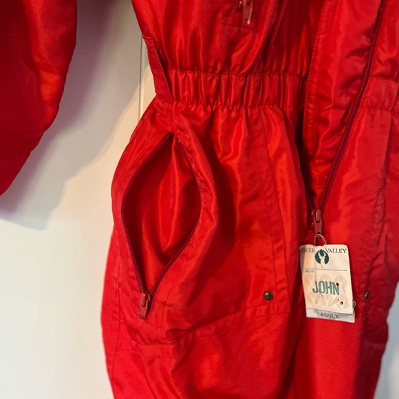 COLMAR Sportswear Red Snowsuit Vintage Made In Italy Size Large USA 8 - Picture 6 of 16